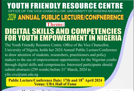 Read more about the article Youth Friendly Resource Centre Presents: Digital Skills And Competencies For Youth Empowerment in Nigeria