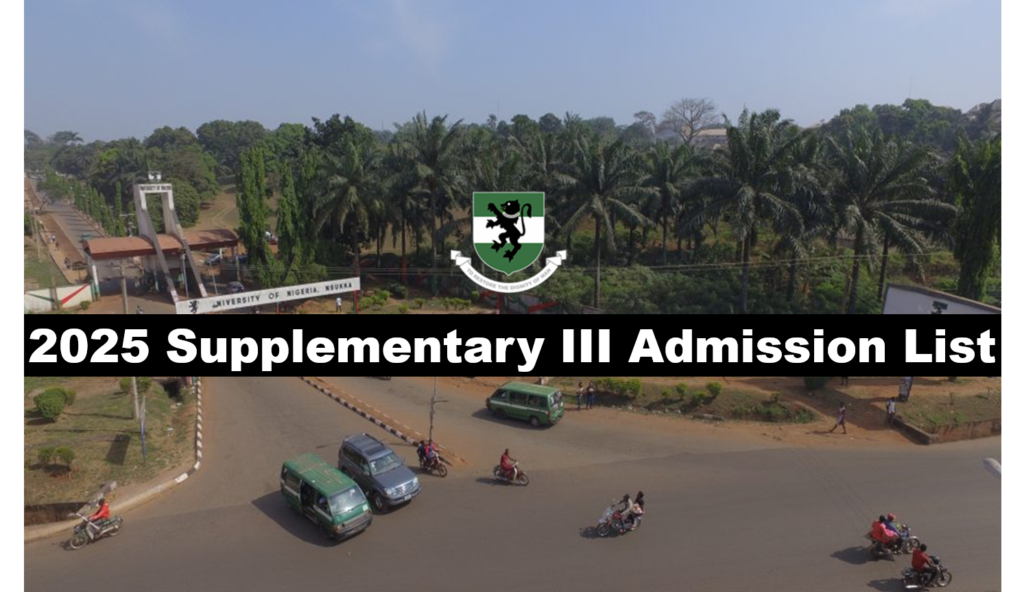 2024-2025 Supplementary Admission List III, Foreign Candidates and Physically Challenged Candidates List