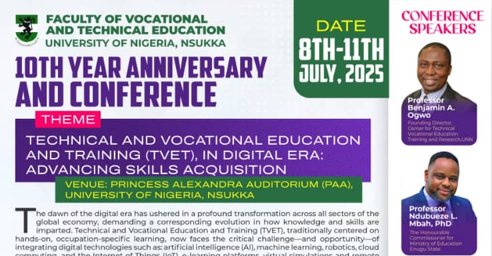 Faculty of Vocational Technical Education: 10 years anniversary and Conference