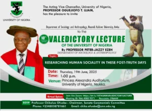 10th Valedictory Lecture: Prof. Peter-Jazzy Ezeh