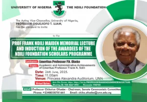 Ndili Memorial Lecture