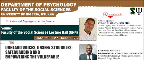 Read more about the article 12th Annual Departmental Conference 2025