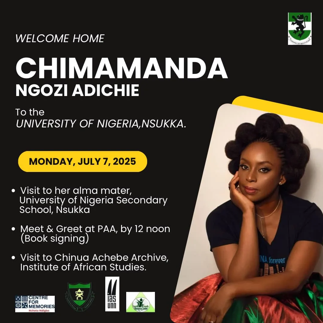 Chimamanda Adichie Homecoming 2025