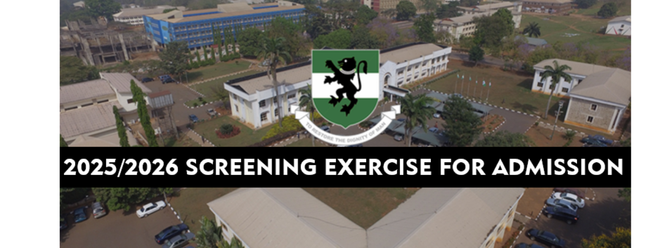 2025/2026 SCREENING EXERCISE FOR ADMISSION