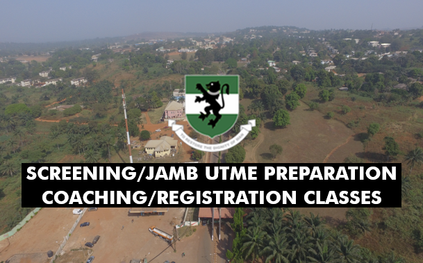2025 SCREENING/JAMB UTME PREPARATION COACHING/REGISTRATION CLASSES