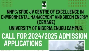 Call for Application For 2024/2025 Admission Application