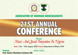 21st Annual Conference of Association of Nigerian Musicologists