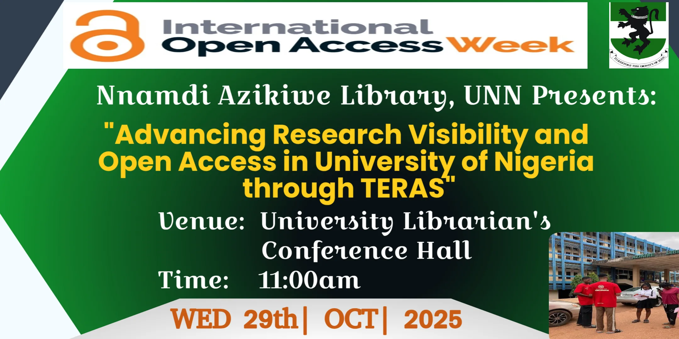 CELEBRATING THE INTERNATIONAL OPEN ACCESS WEEK, 2025