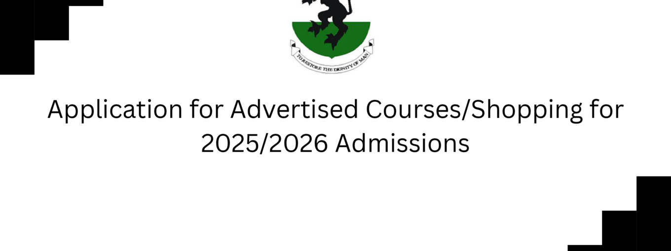 Application for Advertised Courses/Shopping for 2025/2026 Admissions