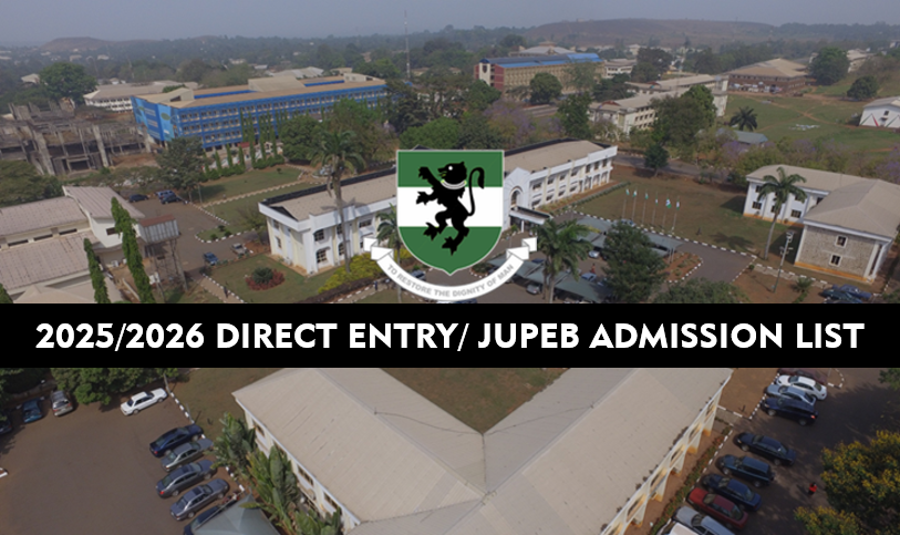 2025/2026 PRIMARY DIRECT ENTRY / JUPEB ADMISSION LIST