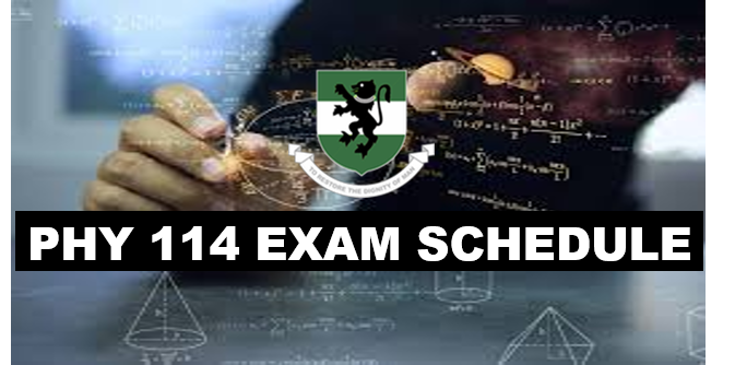 BATCHING FOR PHY 114 EXAMINATION