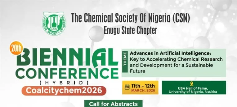 Call For Abstracts: The Chemical Society of Nigerian (CSN)