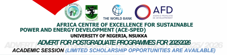 Read more about the article ACE-SPED Advert For PostGraduate Programme 2026