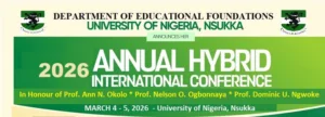 Call for Abstracts | Department of Educational Foundations Hybrid Conference (March 4–5, 2026)
