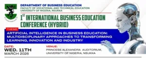 Department of Business Education: 1st International Business Education Conference