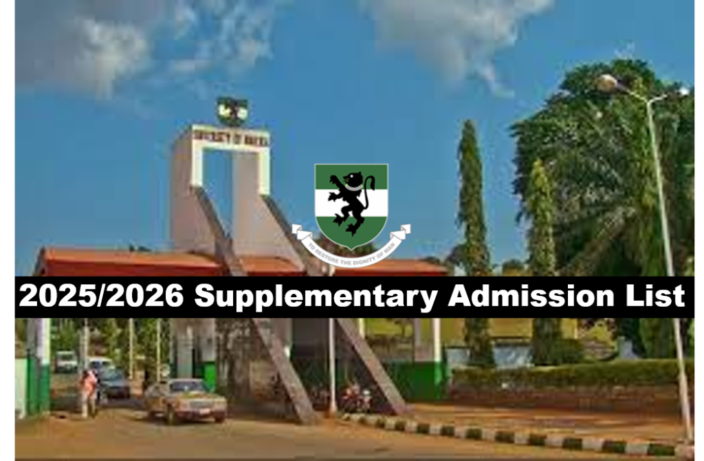 2025/2026 Supplementary Admission List