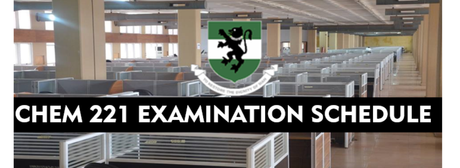 CHM 221 EXAMINATION SCHEDULE 2025/2026 SESSION