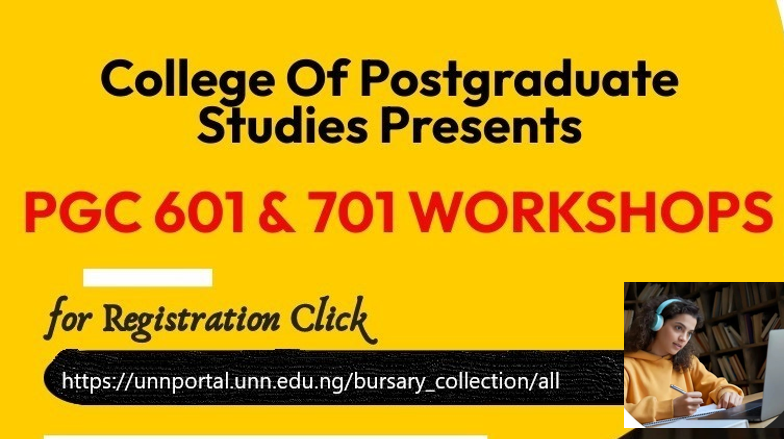 PGC 60 & 701 Workshops