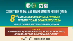 Society for Animal and Environmental Biology (SAEB): 8th Annual Hybrid International Conference 2026