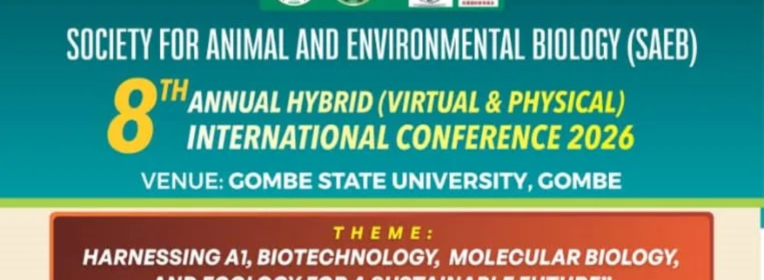 Society for Animal and Environmental Biology (SAEB): 8th Annual Hybrid International Conference 2026