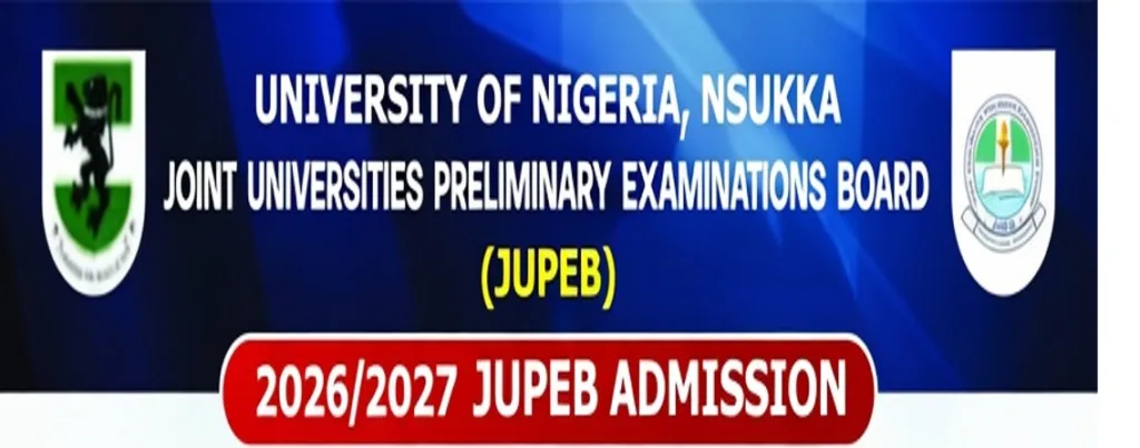 2026/2027 JUPEB ADMISSION