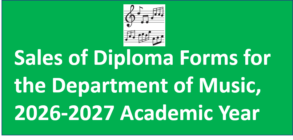 APPLICATION FOR ADMISSION INTO DIPLOMA IN MUSIC EDUCATION, 2026/2027 ACADEMIC SESSION